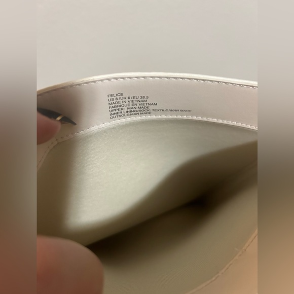 Barely used Just fab Bone color tall black rubber bottom boots- size 8 - Picture 11 of 16